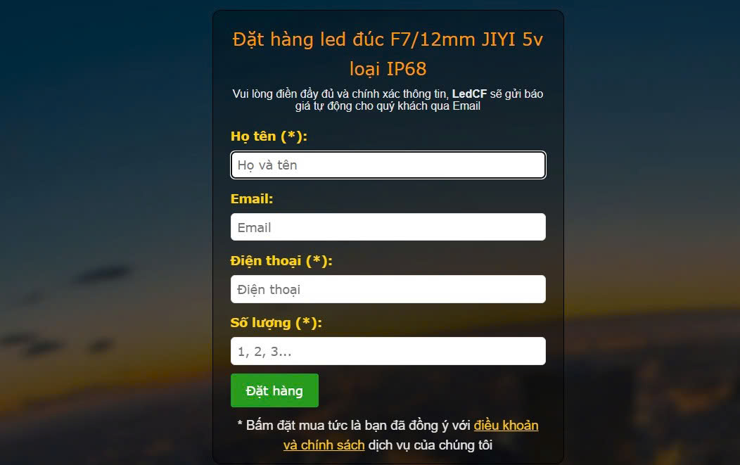 Hướng dẫn mua hàng tại LEDCF