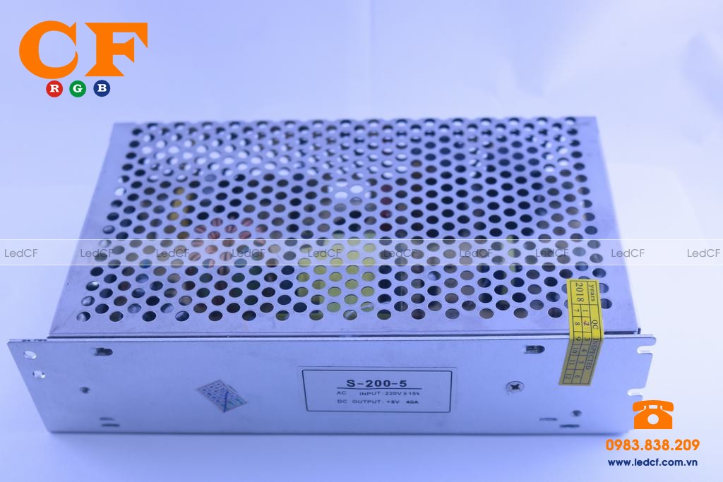 Bộ nguồn 5v 200w