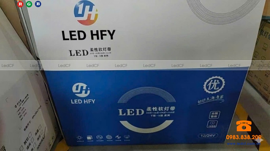 Led ziczac cuộn 50m Phủ Keo hãng LED HFY chính hãng tại Việt Nam